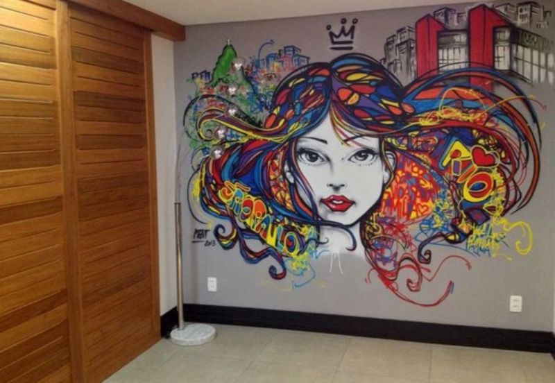 O Grafite vira tendncia em casas e apartamentos