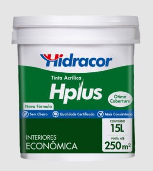 TINTA ACRLICA HPLUS HIDRACOR 15L