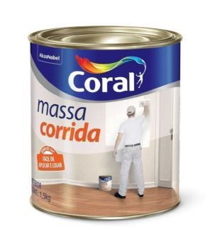 MASSA CORRIDA CORAL 1,5KG