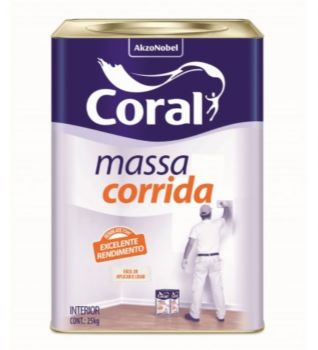 MASSA CORRIDA CORAL 25KG