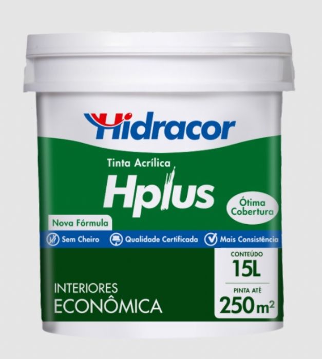 TINTA ACRÍLICA HPLUS HIDRACOR 15L